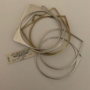 Lucky Brand Silver/Gold Bracelet Stack